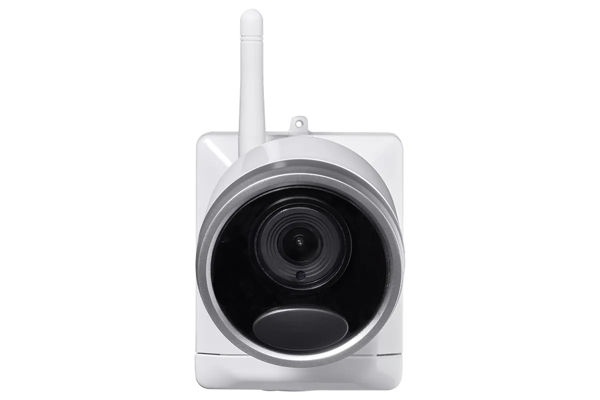 1080p Wire Free Camera System with Four Battery-Powered Cameras, 65ft Night Vision, Two-Way Audio, and a 1TB Hard Drive