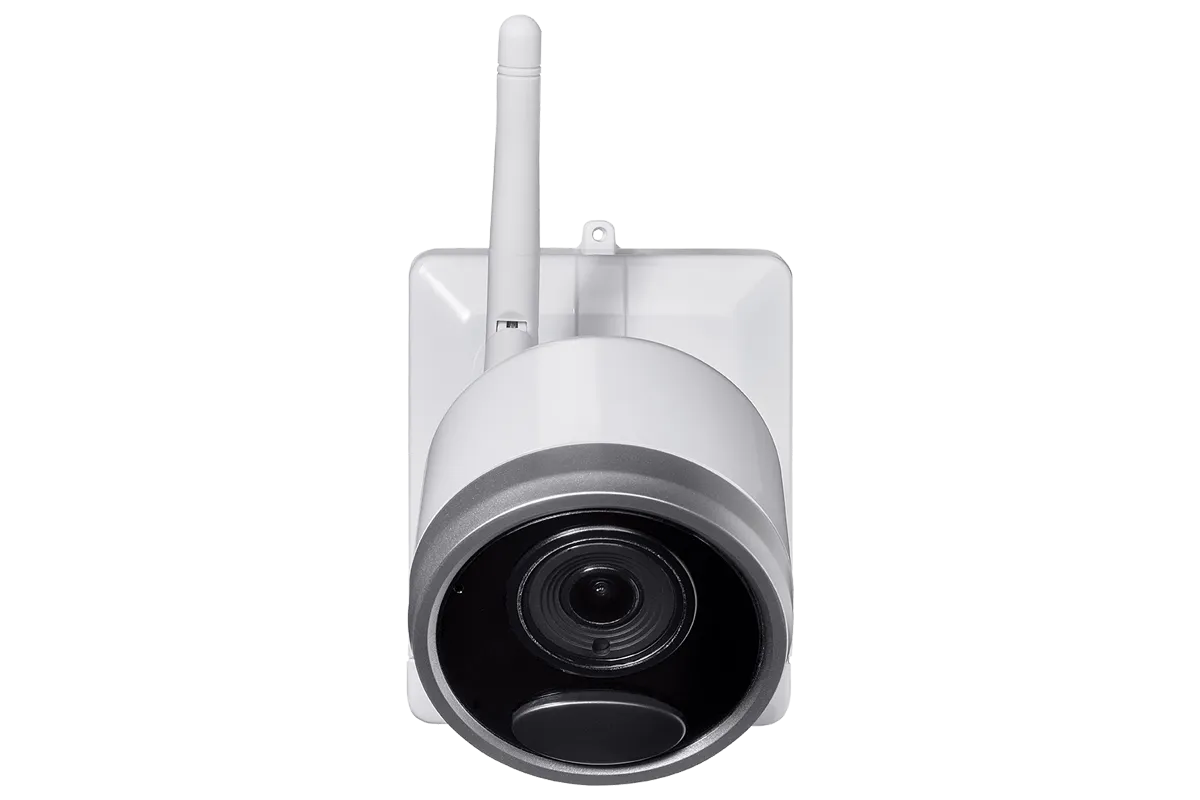 1080p Wire Free Camera System with Four Battery-Powered Cameras, 65ft Night Vision, Two-Way Audio, and a 1TB Hard Drive