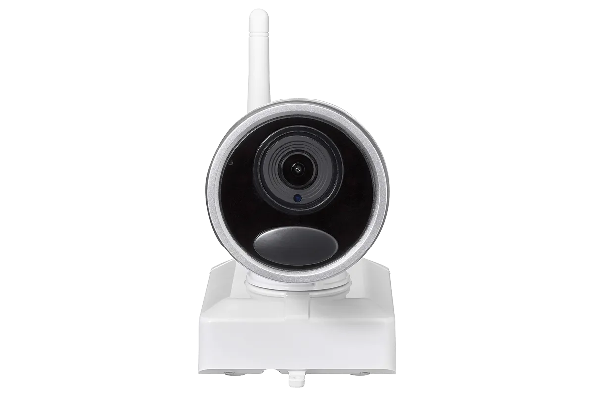 1080p Wire Free Camera System with Six Battery-Powered Cameras, 65ft Night Vision, Two-Way Audio, and a 1TB Hard Drive