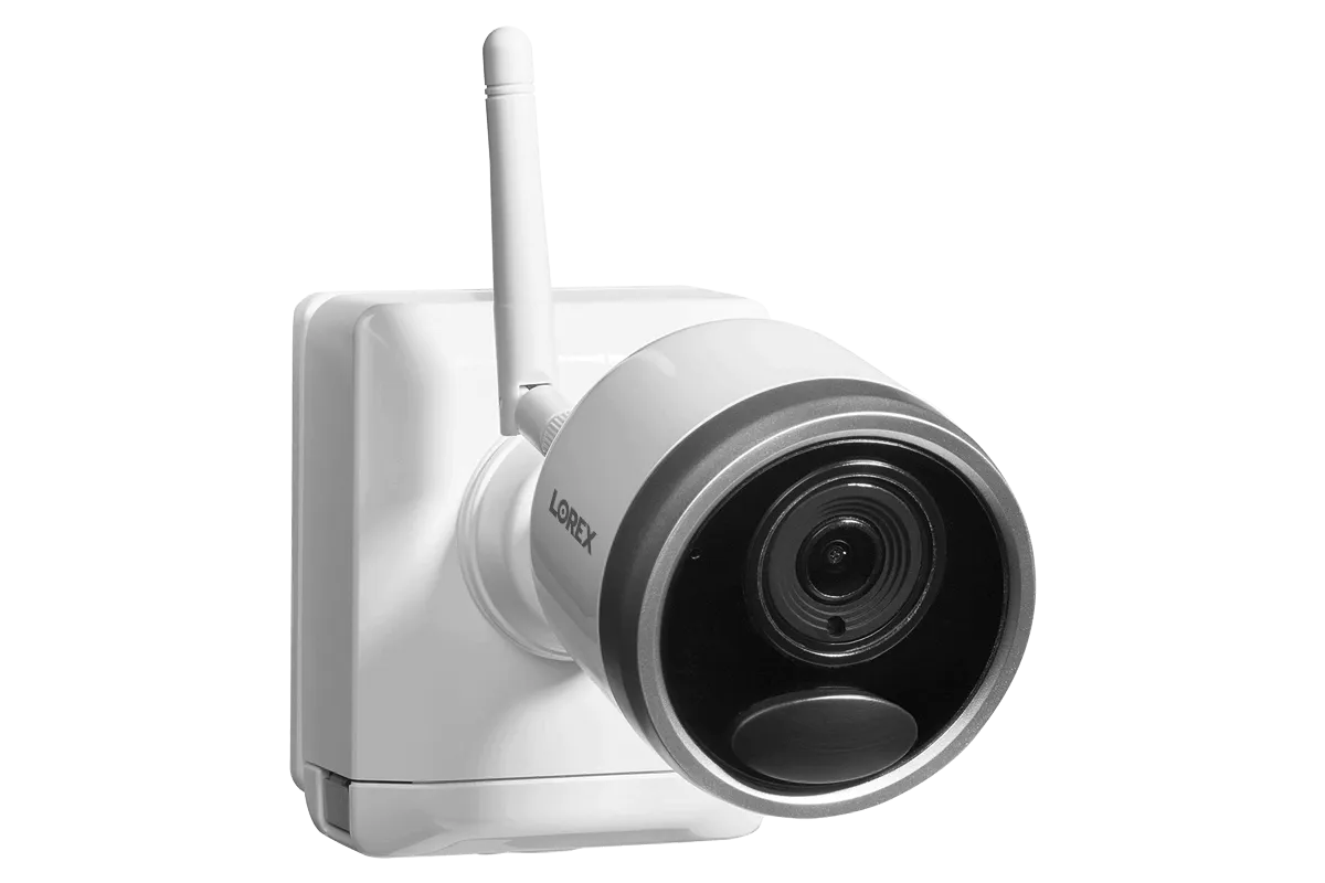 1080p Wire Free Camera System with Two Battery-Powered Cameras, 65ft Night Vision, Two-Way Audio, and a 1TB Hard Drive