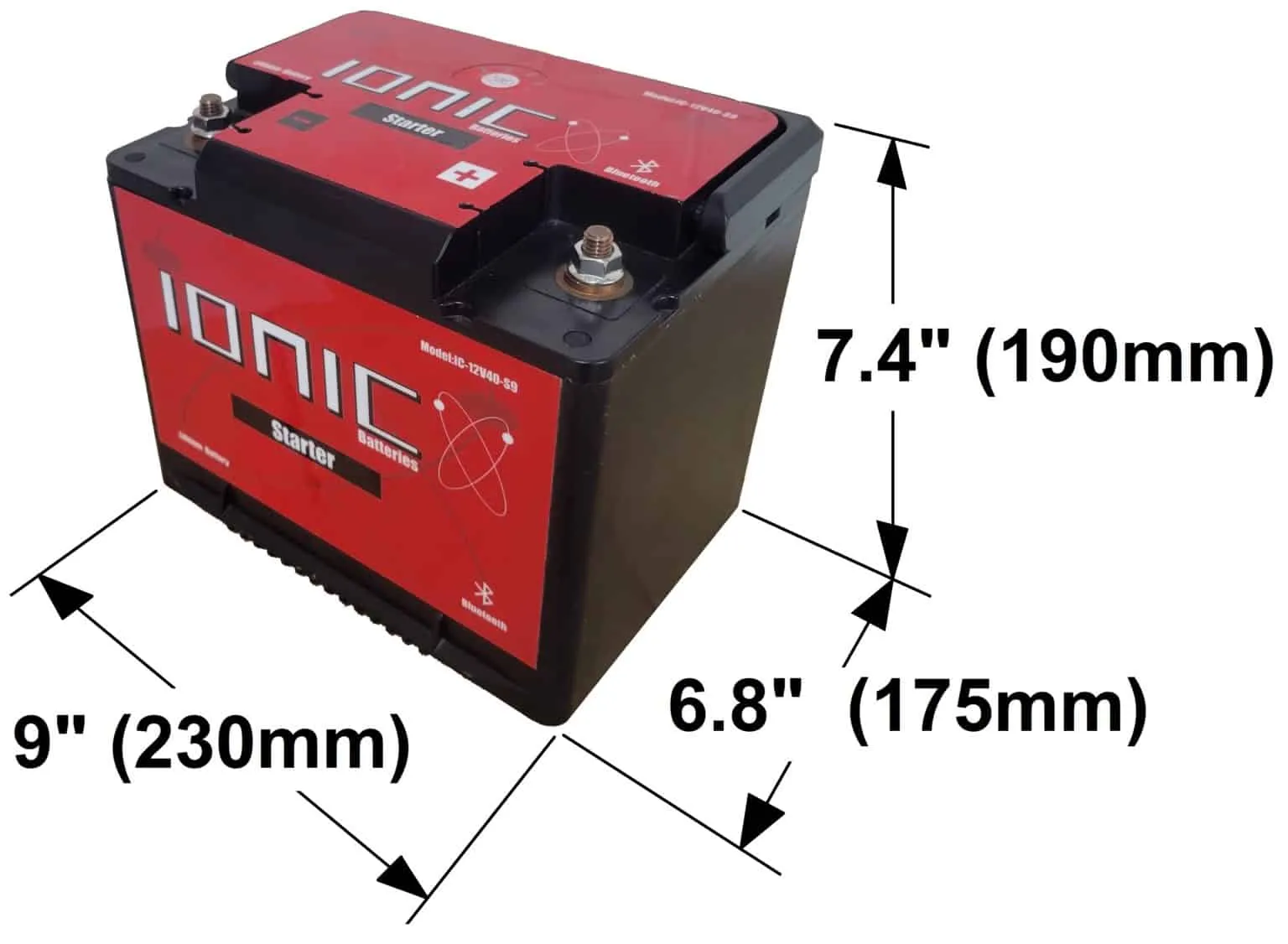 12V 40Ah Lithium Starter Battery