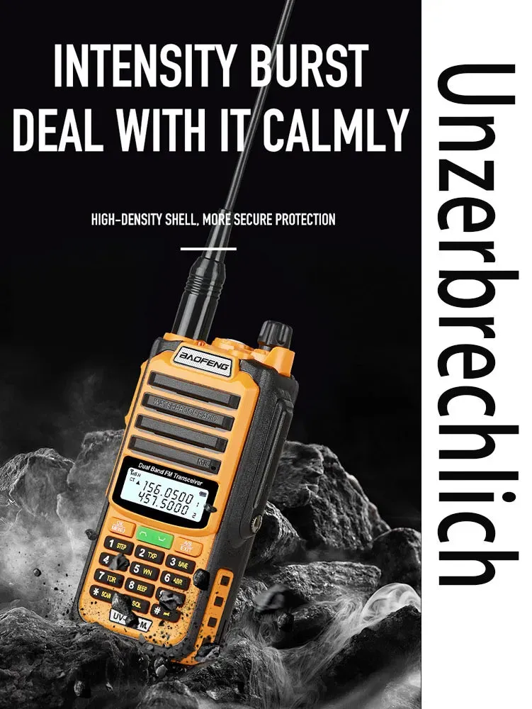 2023 Baofeng UV-68 Pro Max V2 10W IP68 Walkie Talkie Waterproof High Power CB Ham Long Range UV68 portable Two Way Radio hunting