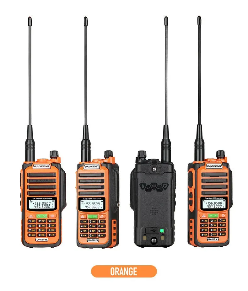 2023 Baofeng UV-68 Pro Max V2 10W IP68 Walkie Talkie Waterproof High Power CB Ham Long Range UV68 portable Two Way Radio hunting