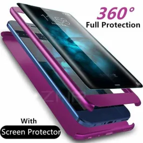 360 Degree Full Cover Luxury Phone Case For Samsung Galaxy