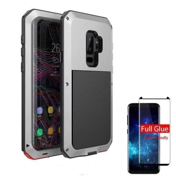 5D Curved Protective Luxury doom Armor Case Metal Samsung