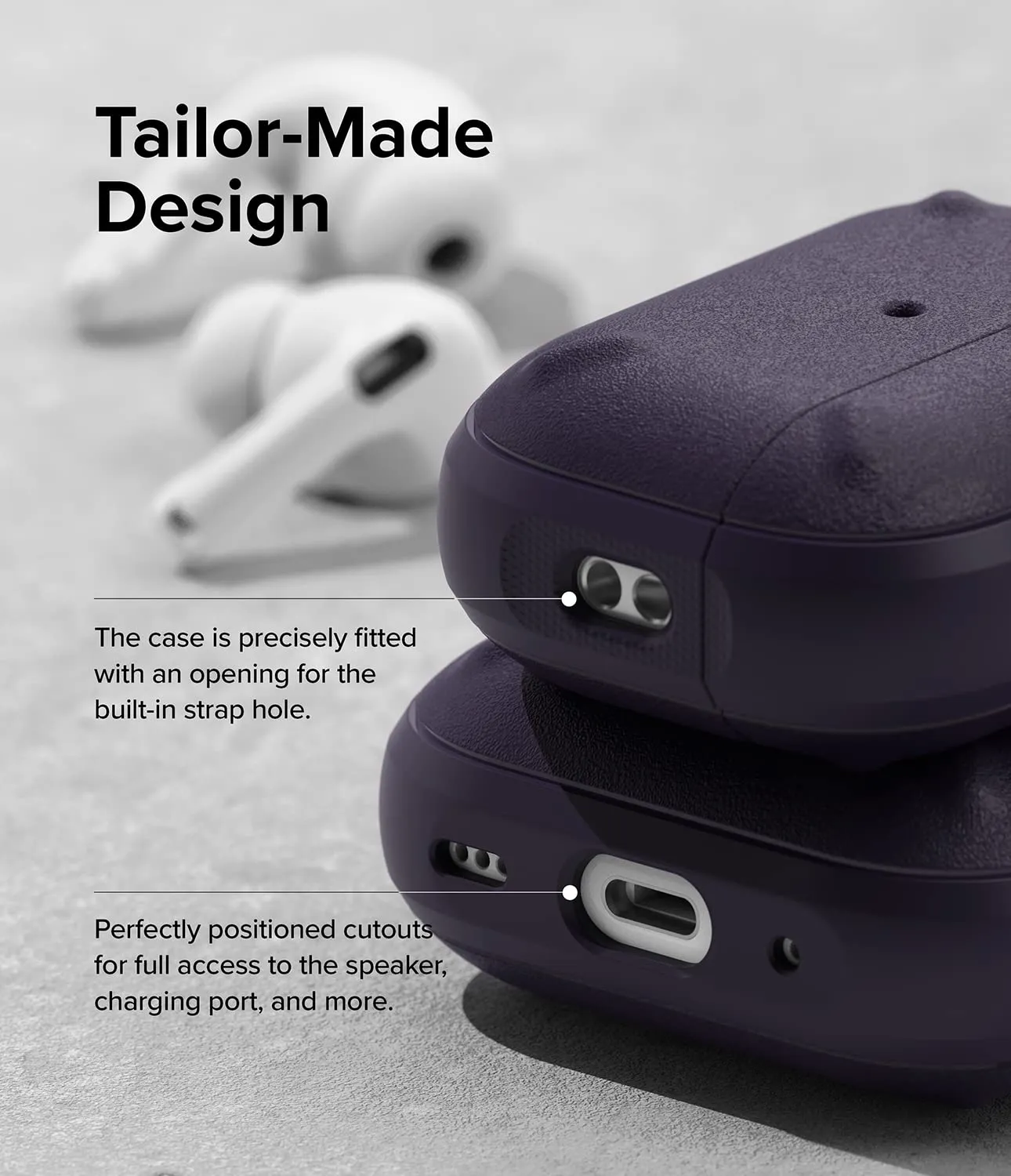 AirPods Pro 2 2nd Generation (2022) Pouch | Onyx Case - Deep Purple