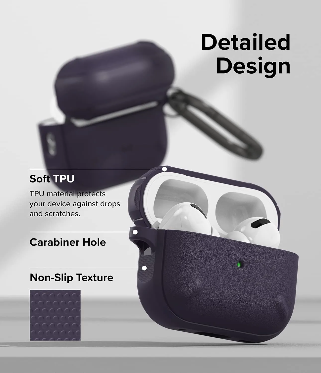 AirPods Pro 2 2nd Generation (2022) Pouch | Onyx Case - Deep Purple