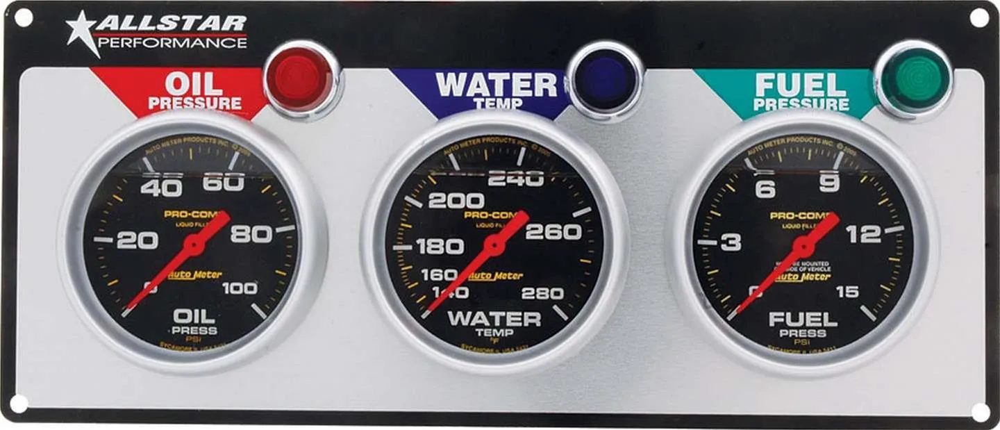 Allstar Performance Gauge Panel Kits ALL80123