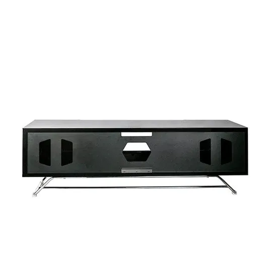 Alphason Chromium 1200mm TV Stand for Up To 60" TV - Black | CRO2-1200CB-BLK