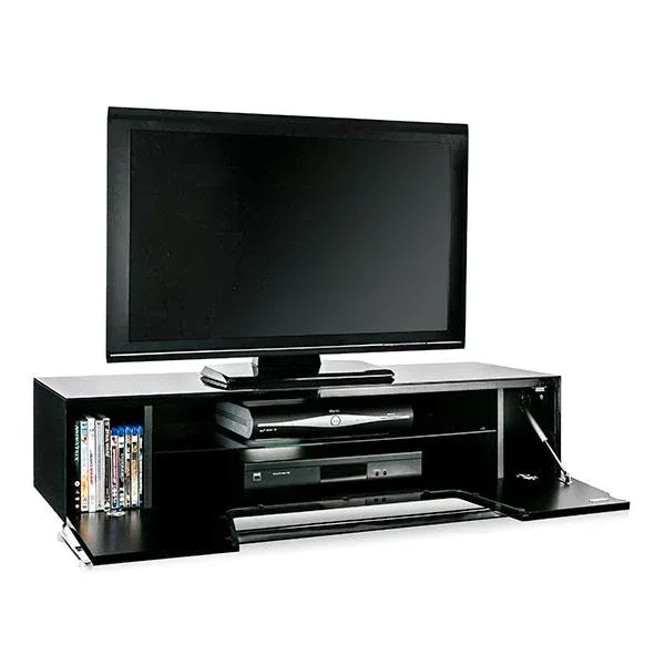 Alphason Chromium 1200mm TV Stand for Up To 60" TV - Black | CRO2-1200CB-BLK