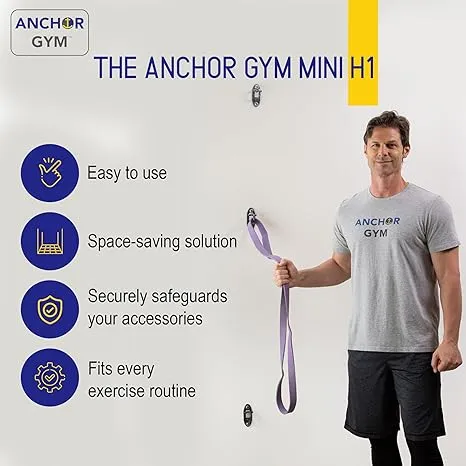 Anchor Gym Mini PRO (Set of 6) Gun-Metal Gray | Multiple Colors Available