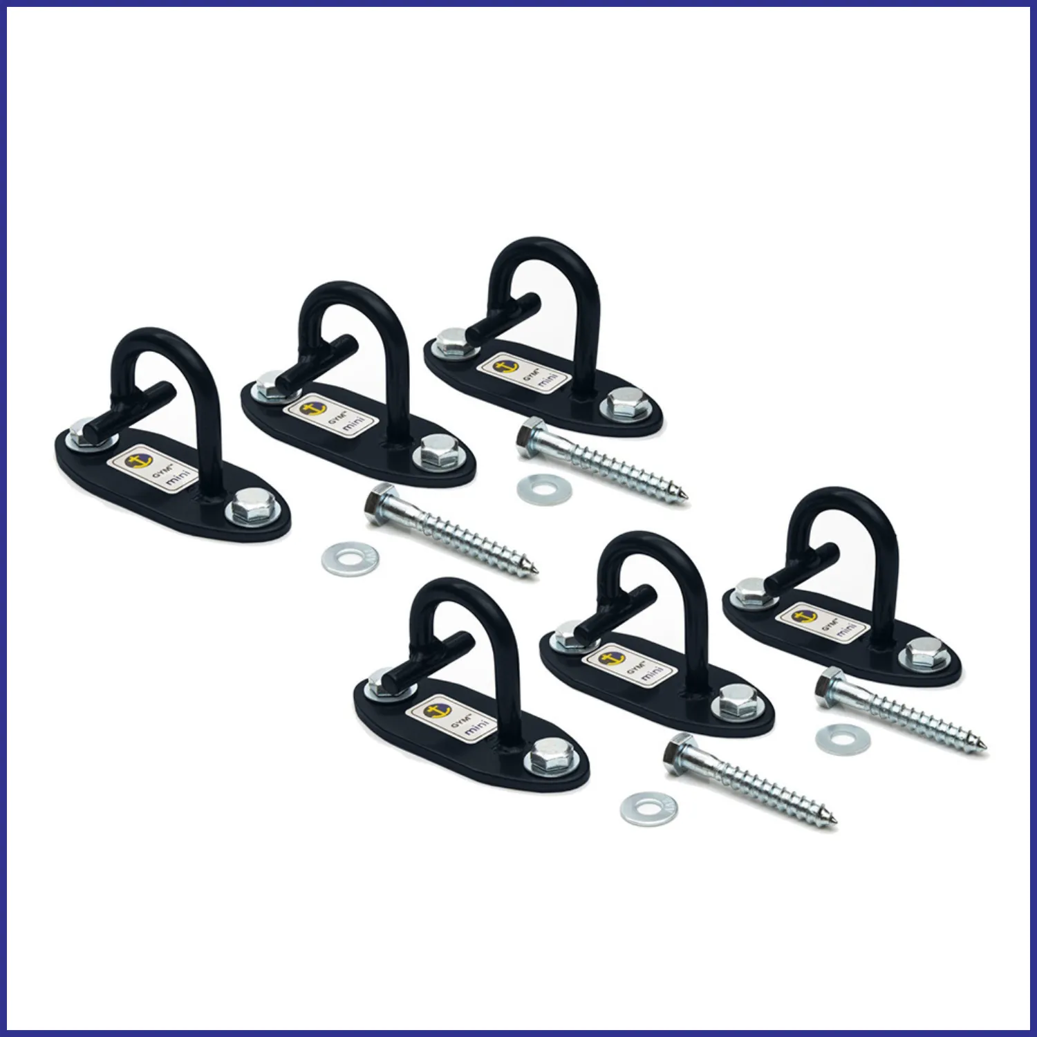 Anchor Gym Mini PRO (Set of 6) Gun-Metal Gray | Multiple Colors Available