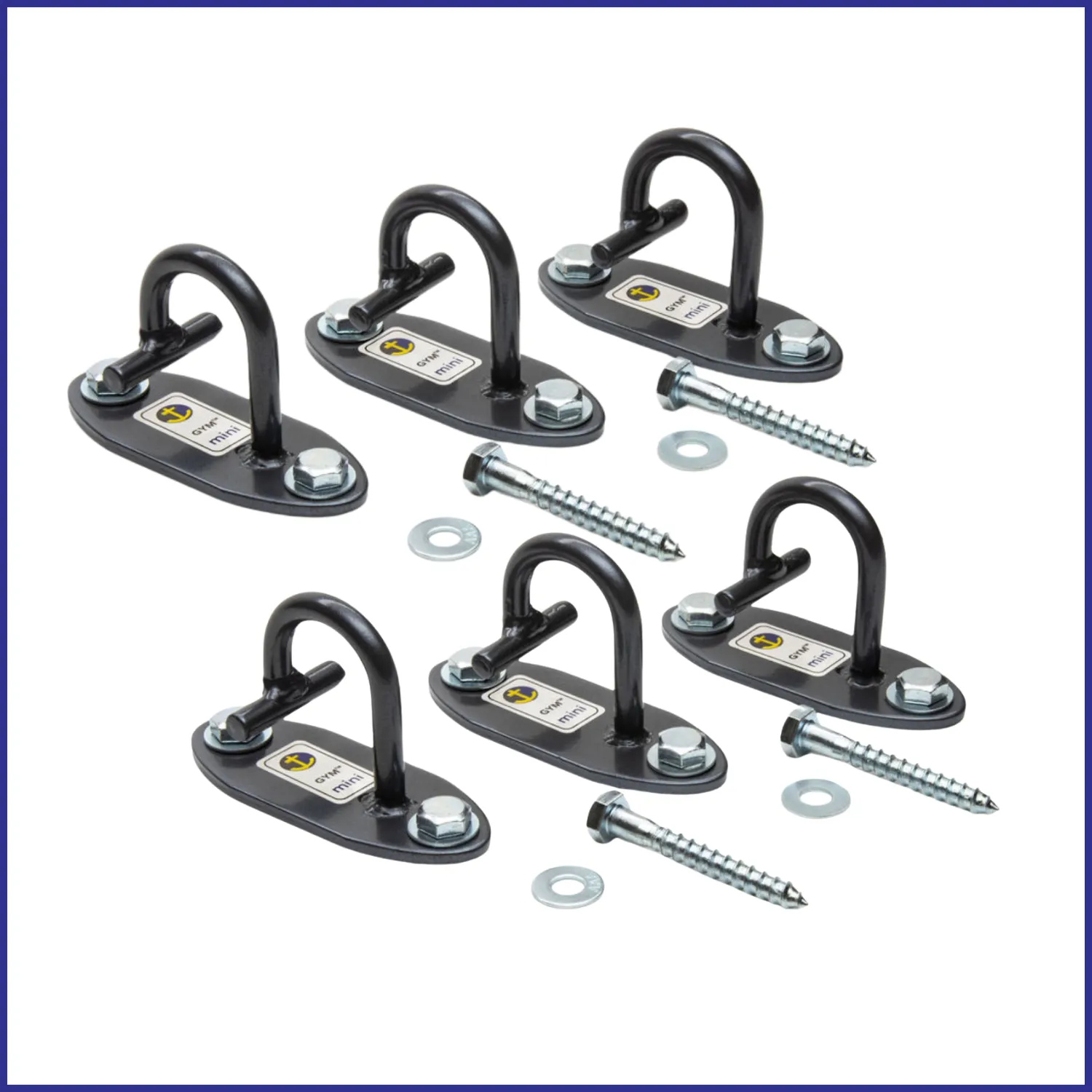 Anchor Gym Mini PRO (Set of 6) Gun-Metal Gray | Multiple Colors Available