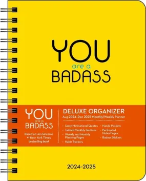 Andrews McMeel You Are a Badass Deluxe Organizer 2025 Planner