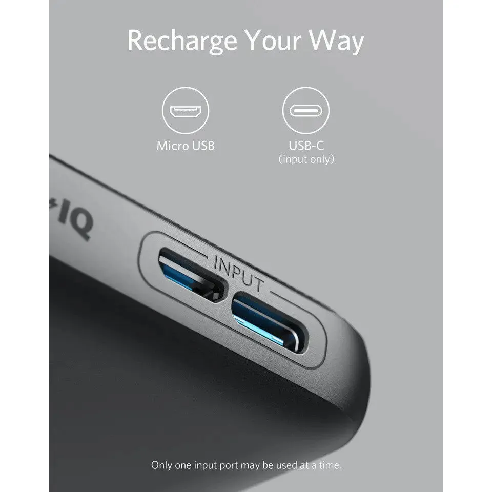 Anker Power Bank PowerCore Metro Slim 10000mAh Fast Charge Portable Charger A1229