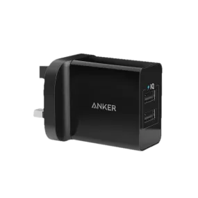 Anker PowerPort 2 Ports Wall Charger - Black