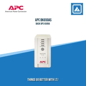 APC BK650AS BACK UPS 650VA