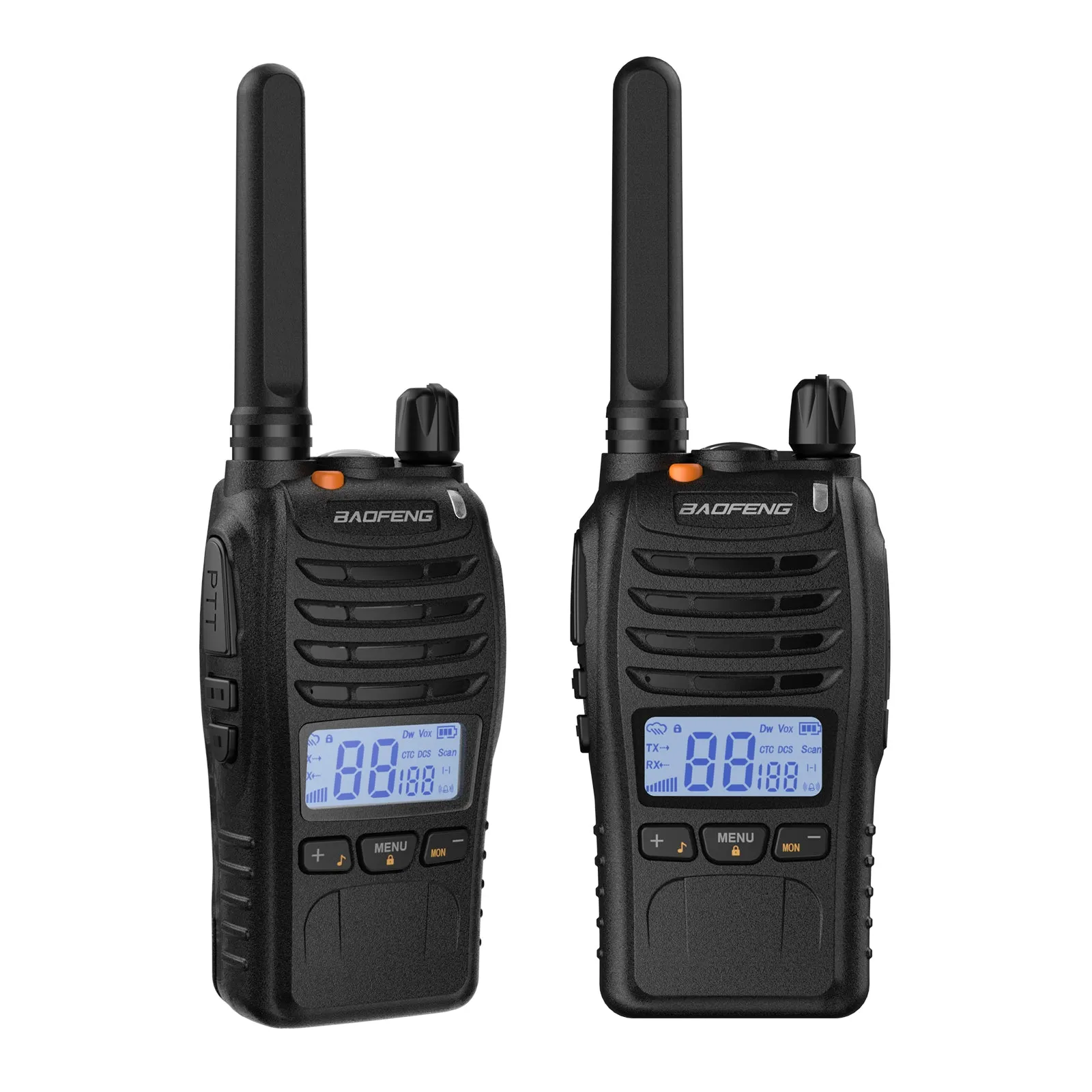 Baofeng BF-88ST Pro [3 Pack] FRS Radio | License-Free | NOAA | VOX | Dual Watch | USB Charger