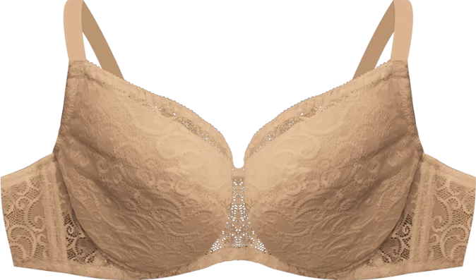 Be Beauty Full Cup Underwired Soft Padded Bra S11-29803 (Plus Size Design)