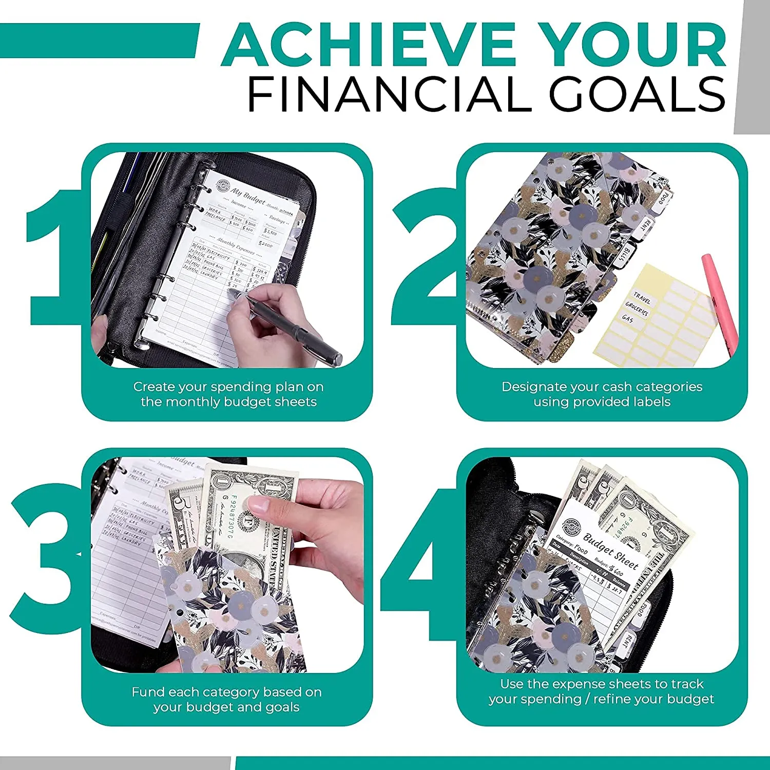 Budget Planner With Cash Envelopes