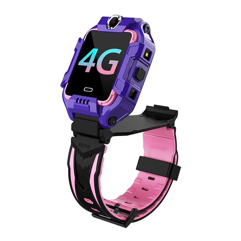 Cactus 4G Kidocall Smart Watch Purple & Pink