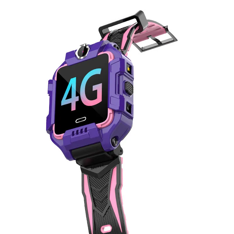 Cactus 4G Kidocall Smart Watch Purple & Pink