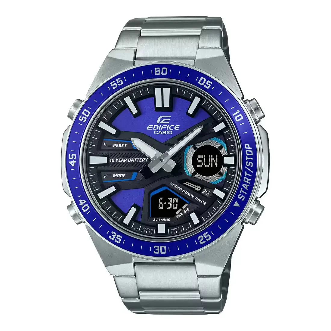 Casio Edifice Analog-Digital Blue Dial Men's Watch | EFV-C110D-2AVDF