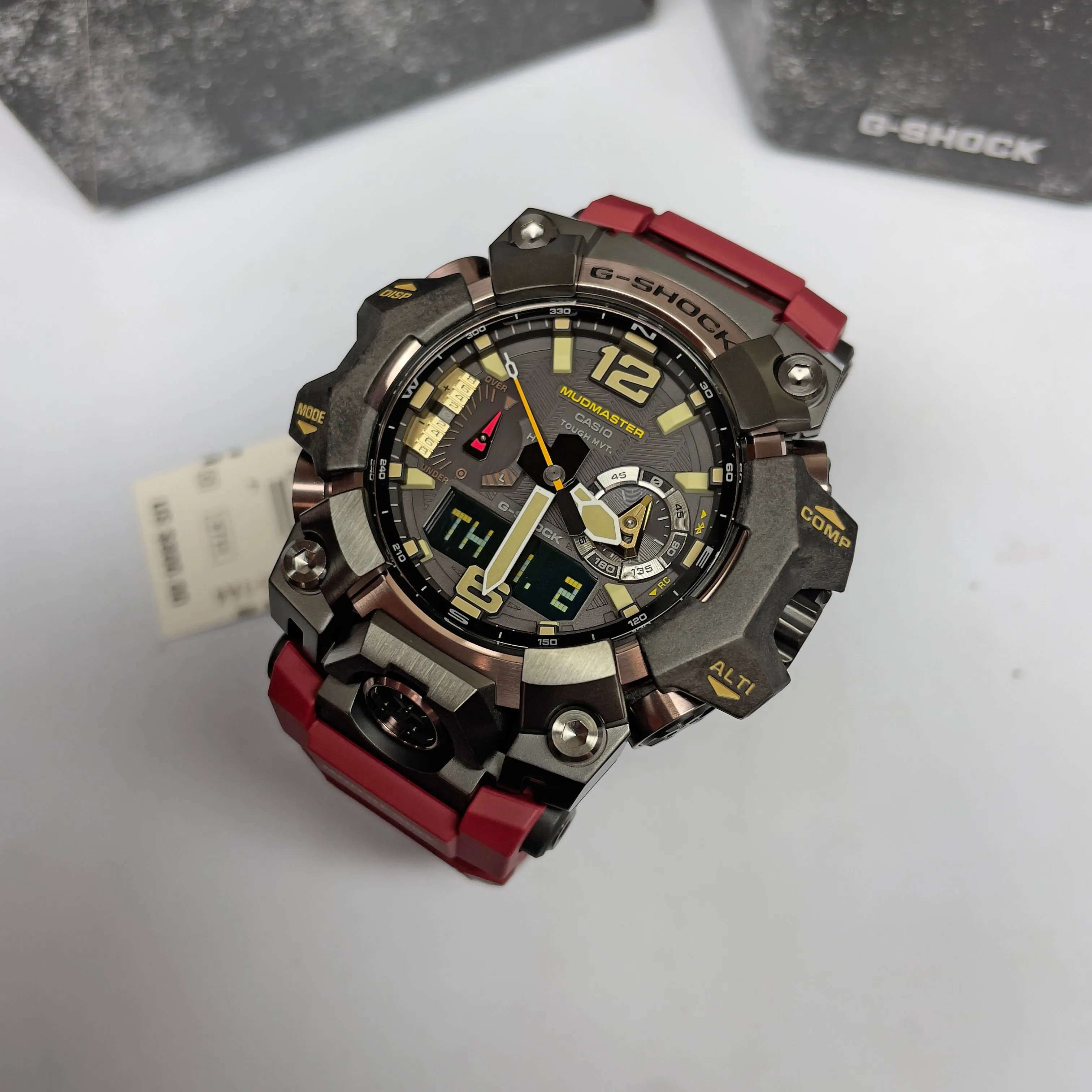 CASIO G-Shock GWGB1000-1A4 Red Mudmaster Bluetooth Triple Limited Watch