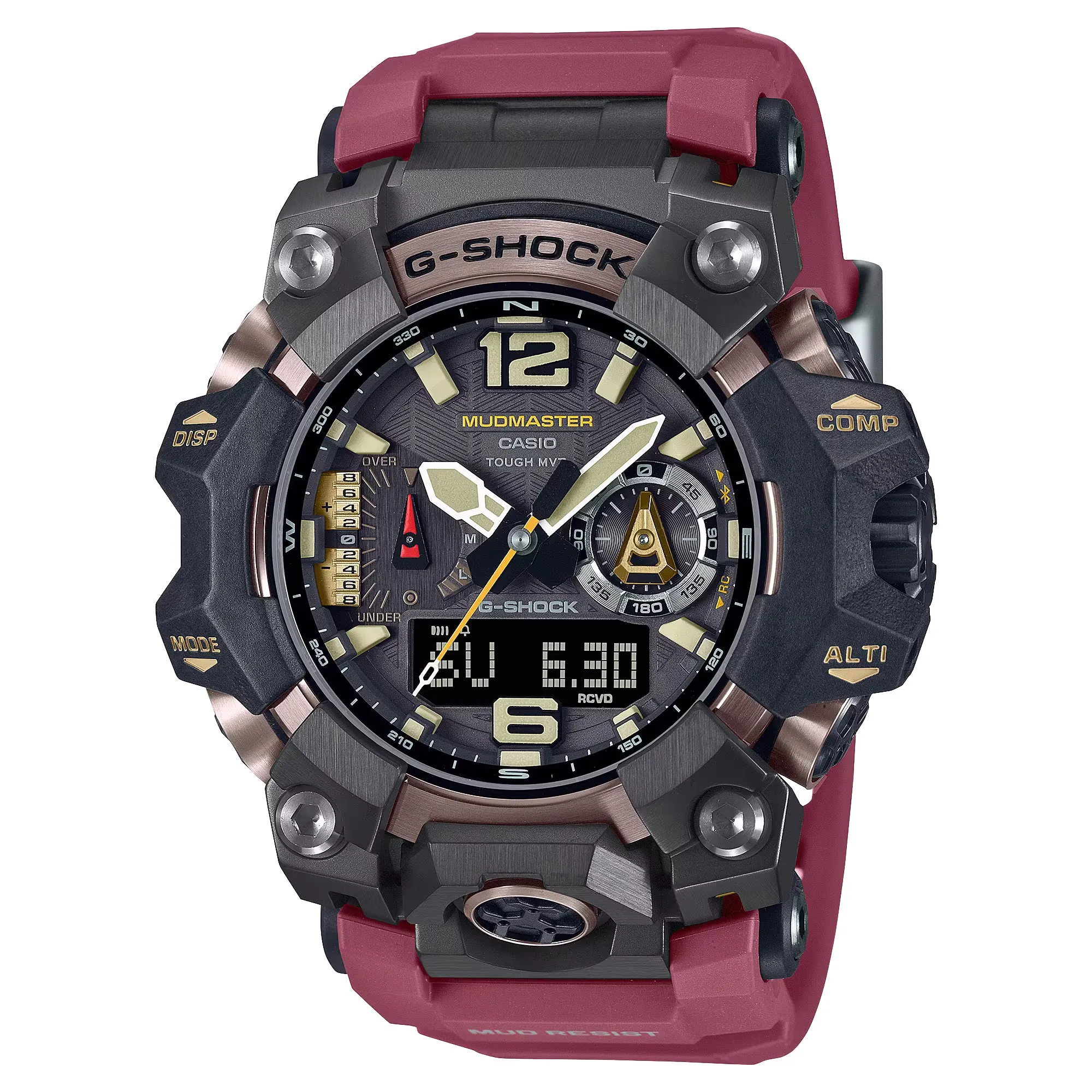 CASIO G-Shock GWGB1000-1A4 Red Mudmaster Bluetooth Triple Limited Watch