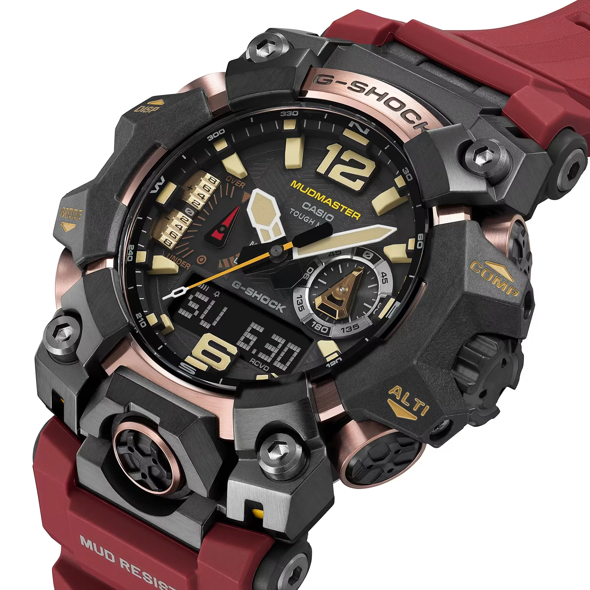 CASIO G-Shock GWGB1000-1A4 Red Mudmaster Bluetooth Triple Limited Watch