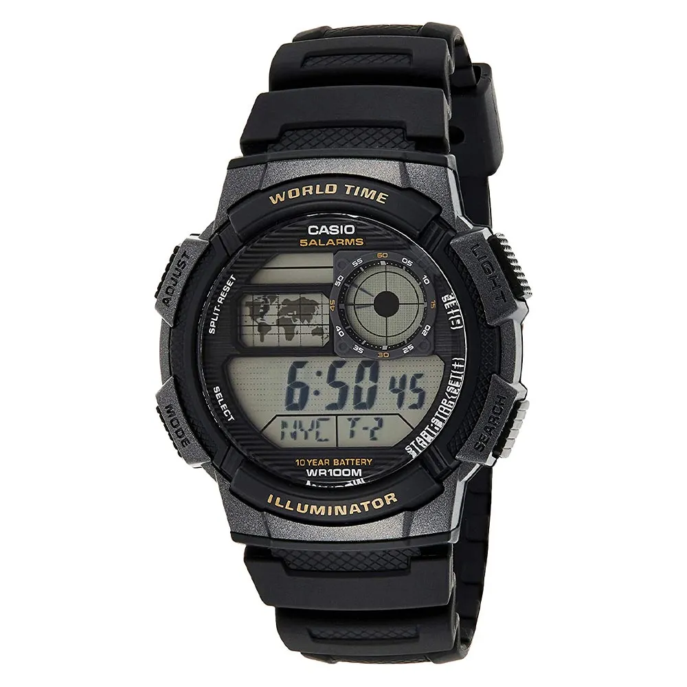 Casio Illuminator Digital Men's Sport Watch - AE1000W-1A