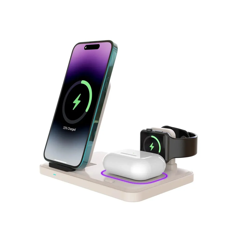 ChargeSymphony Trio: Multidevice Wireless Charger