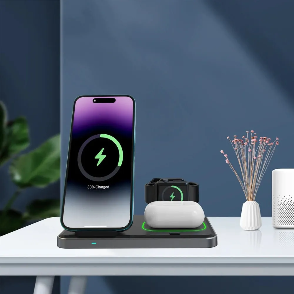 ChargeSymphony Trio: Multidevice Wireless Charger