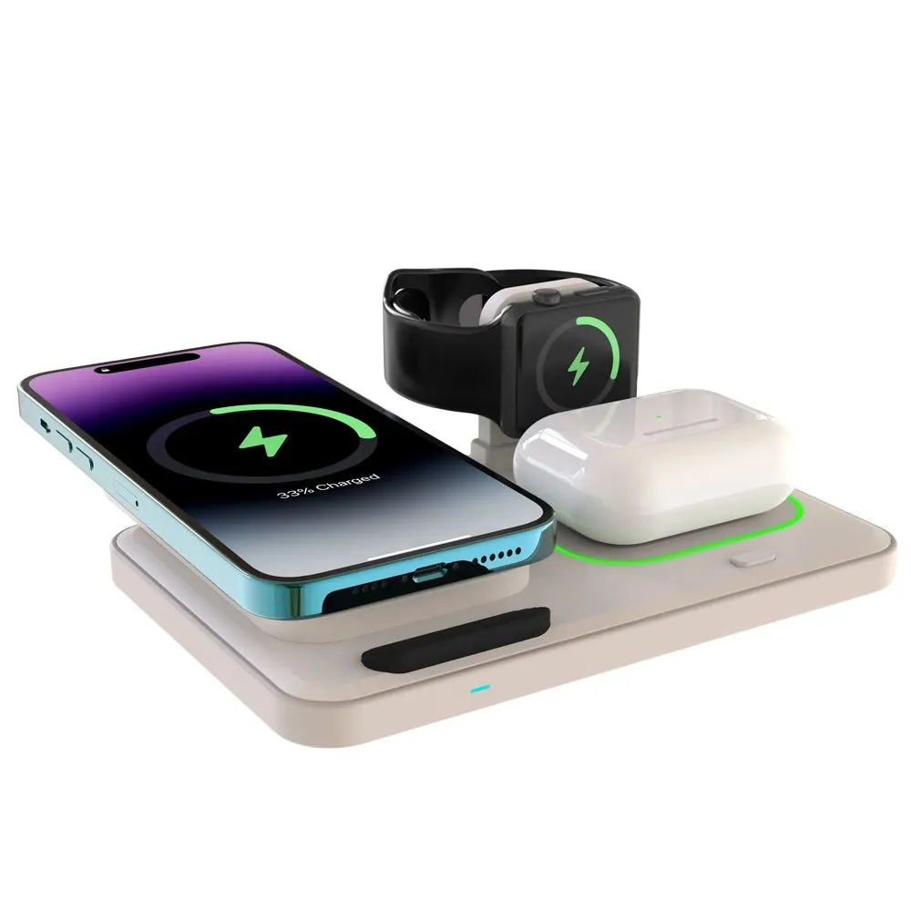 ChargeSymphony Trio: Multidevice Wireless Charger