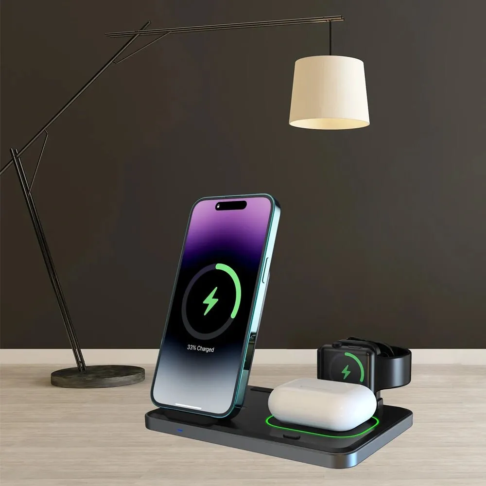 ChargeSymphony Trio: Multidevice Wireless Charger