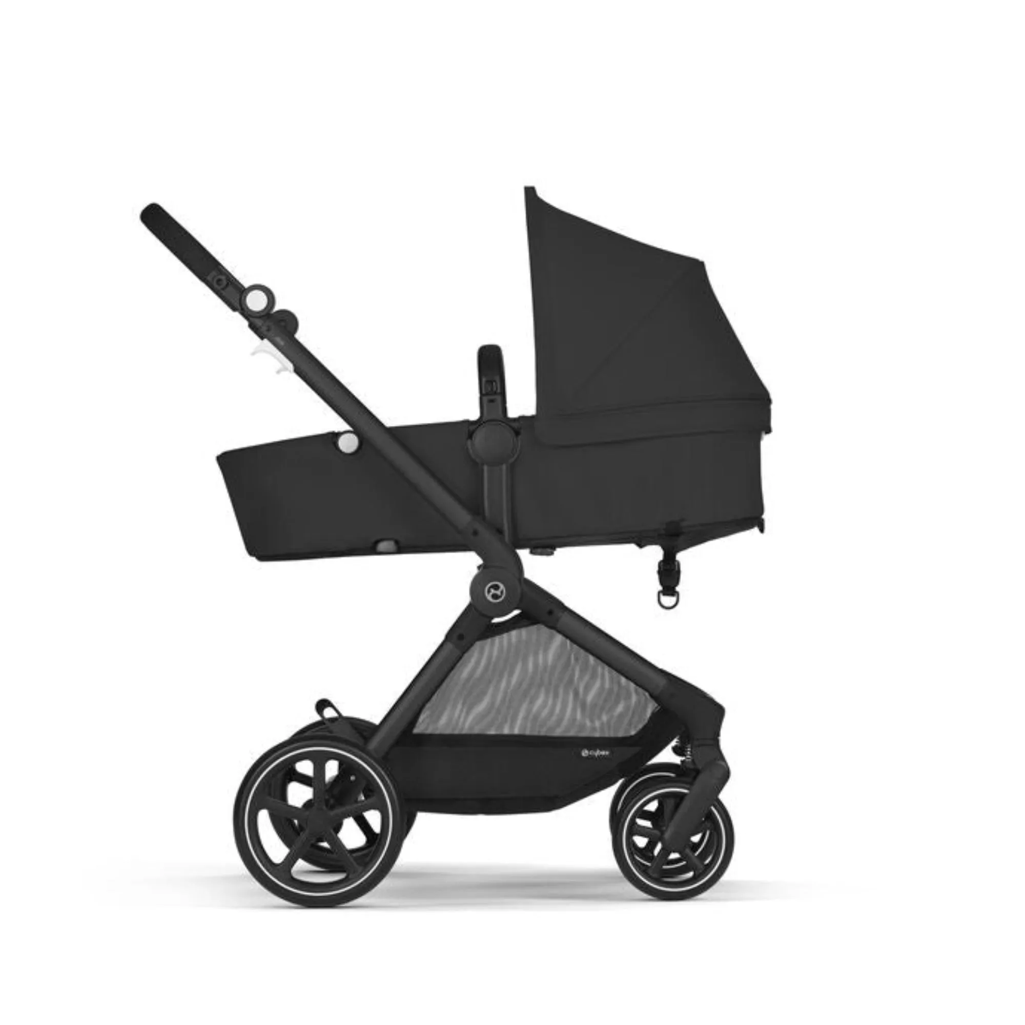 CYBEX Eos Travel System - Moon Black/Lava Stone