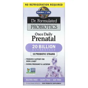 Garden Of Life, Dr. Form. Probiotics Once Daily Prenatal SS, 30 Vegetarian Capsules