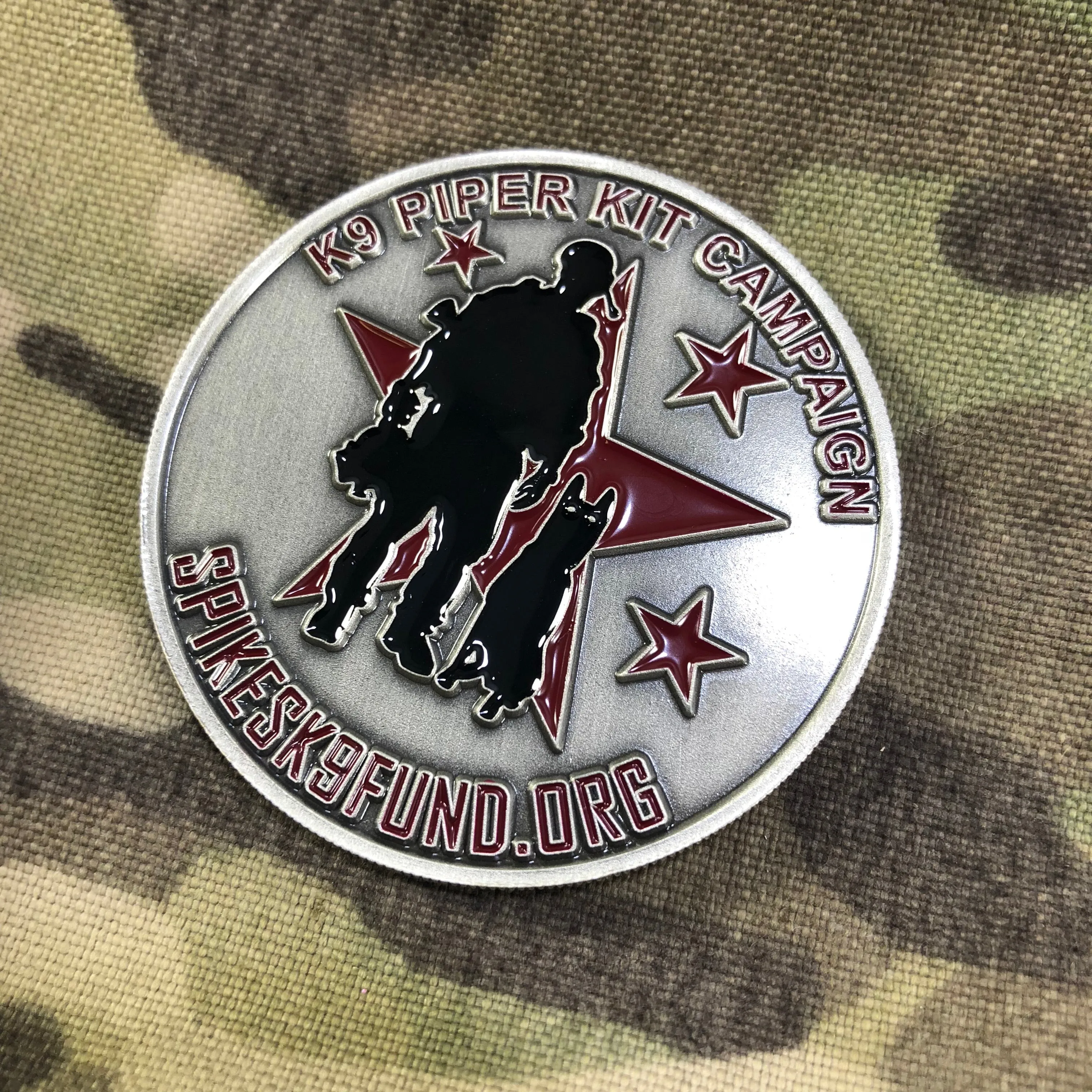 K9 Piper Kit Campaign Challenge Coin