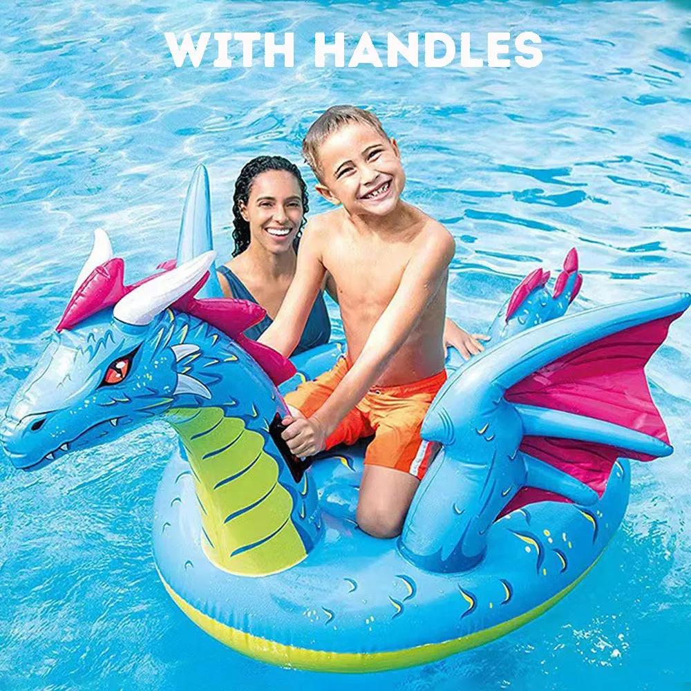 Kid's Water Riding Toy Riding and Playing Inflatable Animal Handles PVC Eco-friendly Material Birthday Gift Boys Girls