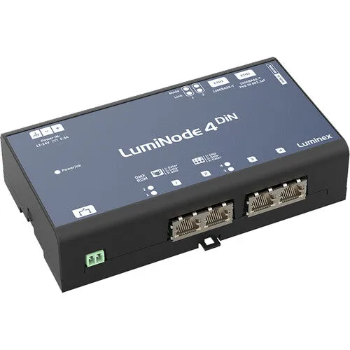 Luminex LU0100082-RJ4 LumiNode 4 DIN (RJ45)