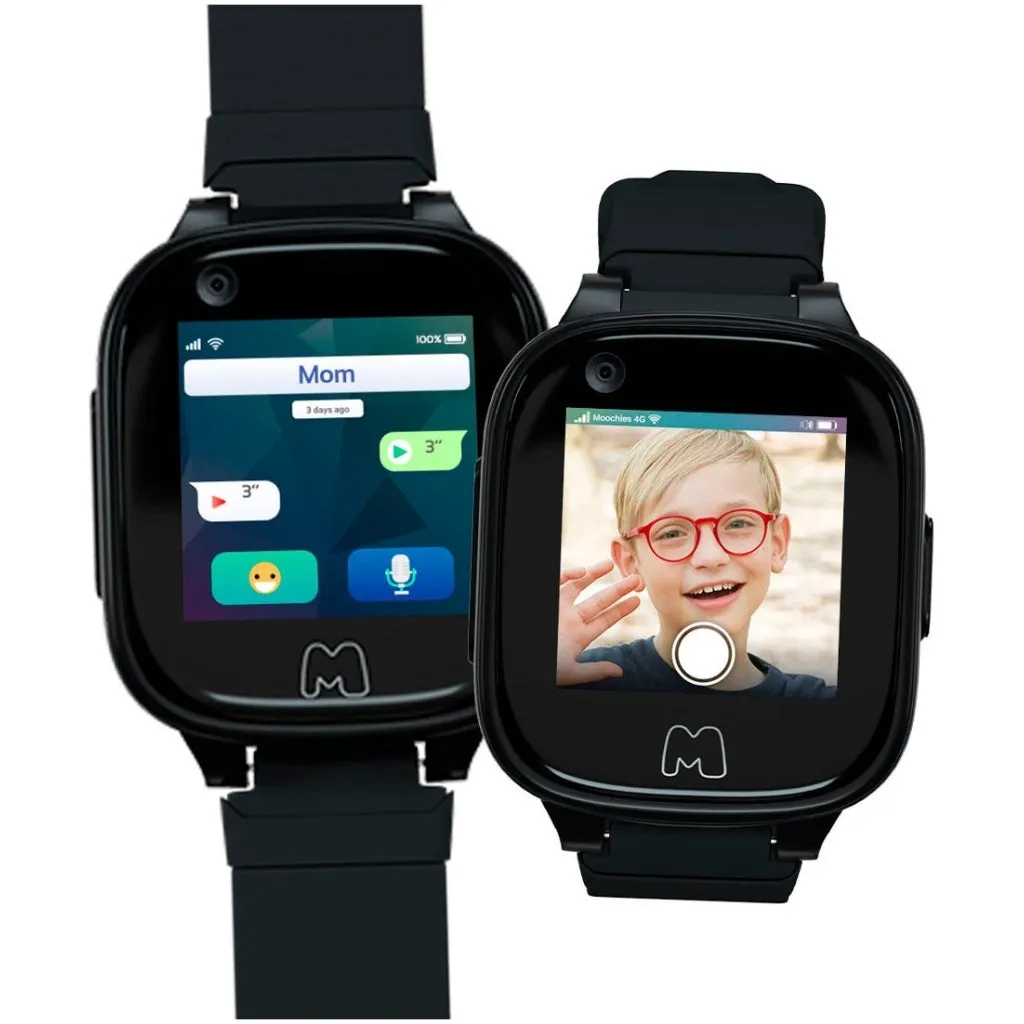 Moochies Connect 4G Smartwatch and GPS Tracker for Kids | MW14BLK