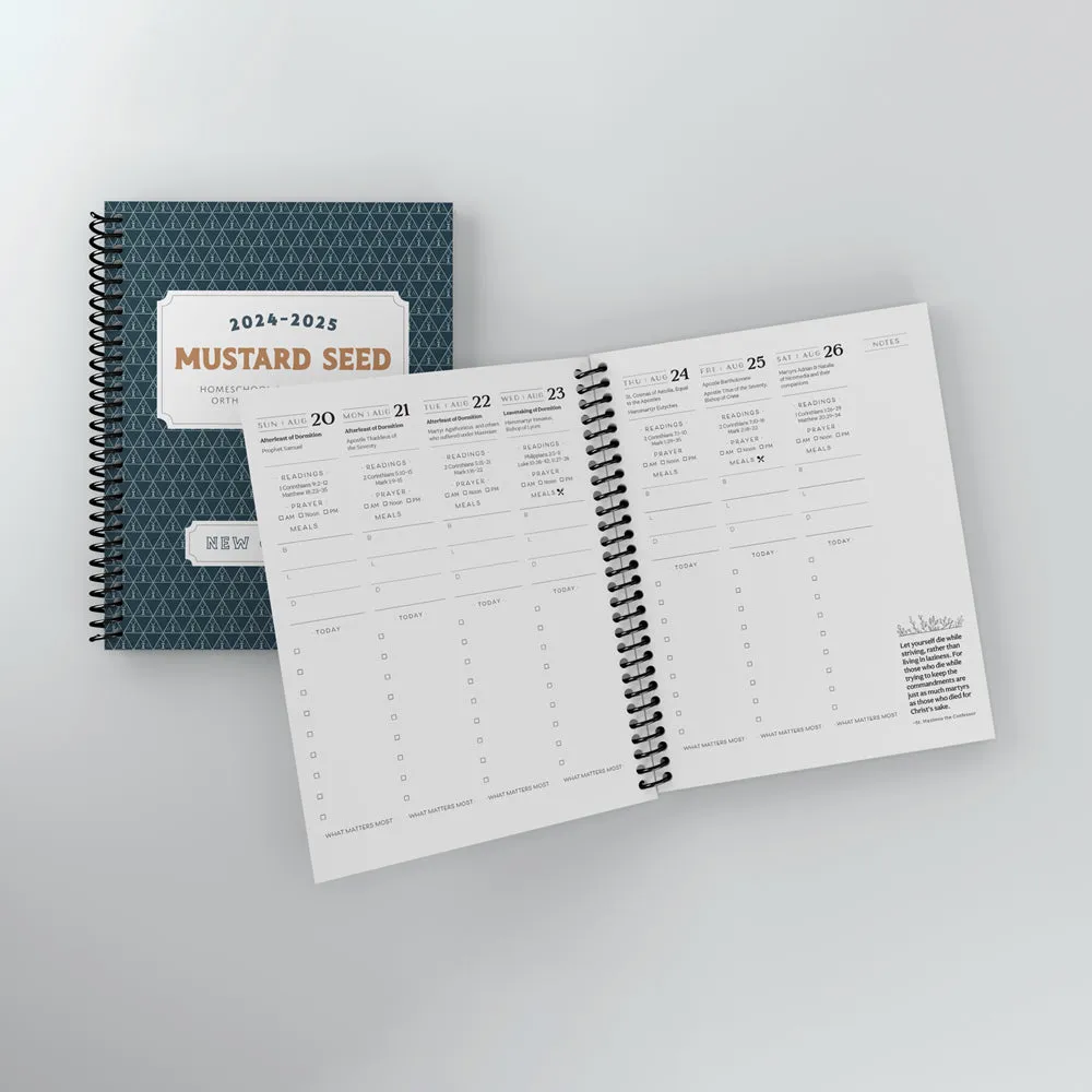 Mustard Seed Homeschool Planner | NS | WS