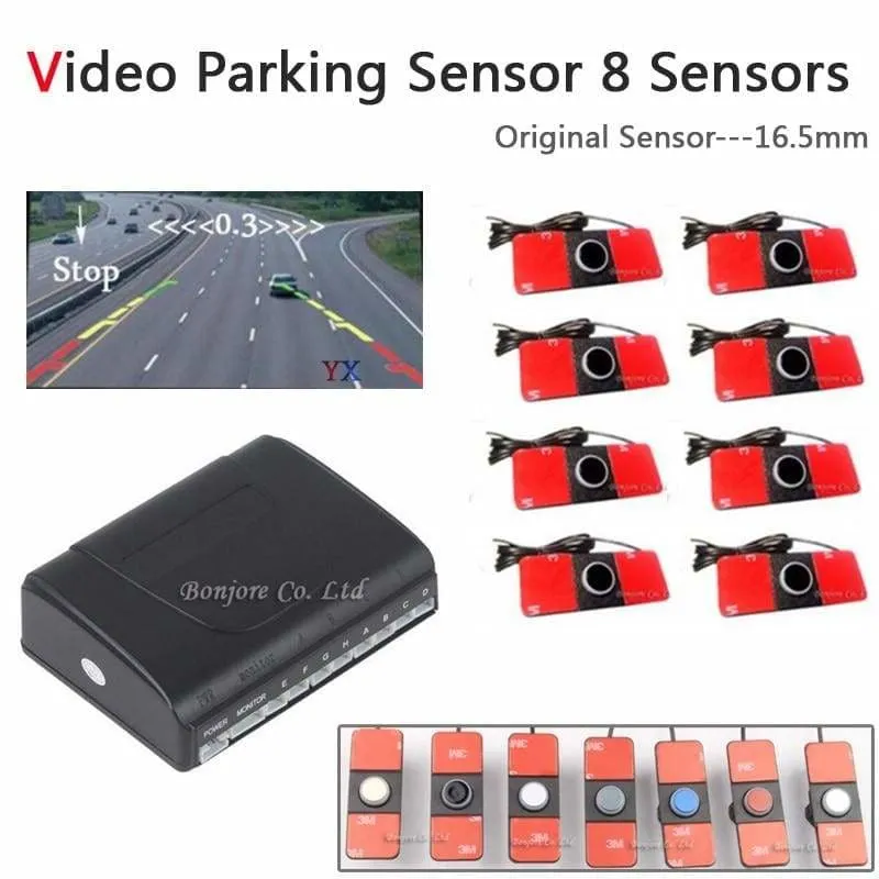 Parking System With Front View Camera and Rear view Camera