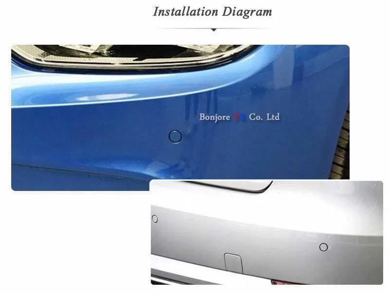 Parking System With Front View Camera and Rear view Camera