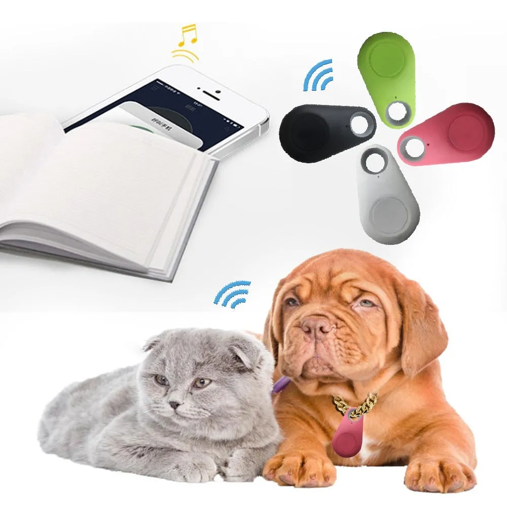 Pets Smart Mini GPS Tracker Anti-Lost Waterproof Bluetooth Tracer For Pet Dog Cat Keys Wallet Bag Kids Trackers Finder Equipment