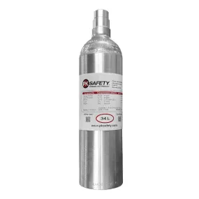 PK Safety RKI Equivalent 4 Gas Calibration Gas Mix 34 Liter