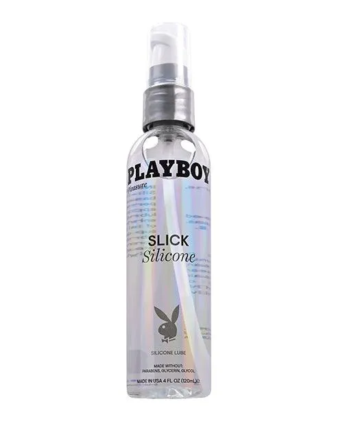 Playboy Pleasure Slick Silicone Lubricant - 2 Oz or 4 Oz