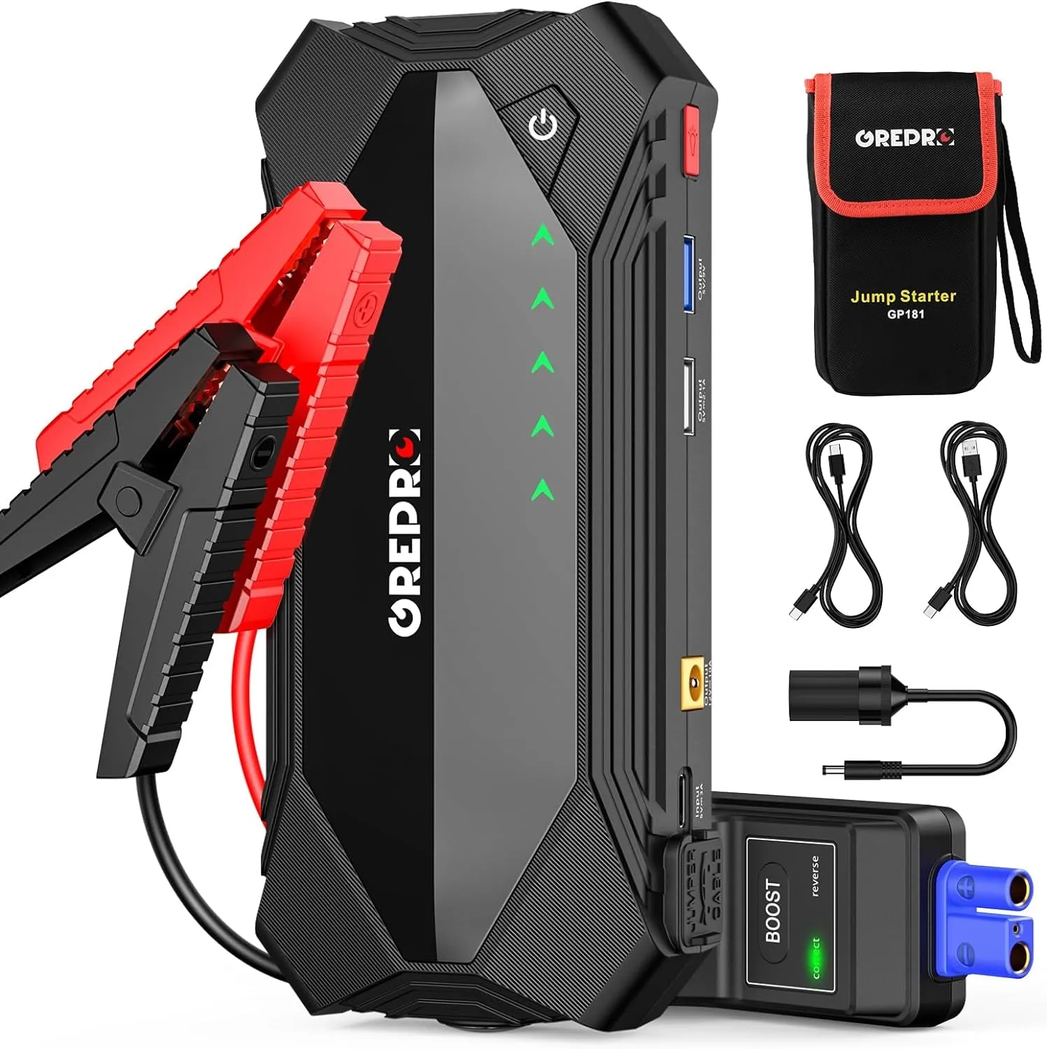 "Ultimate Car Battery Booster and Device Charger - Unleash the Power with the Supercharged 3000A Jump Starter Power Pack!"