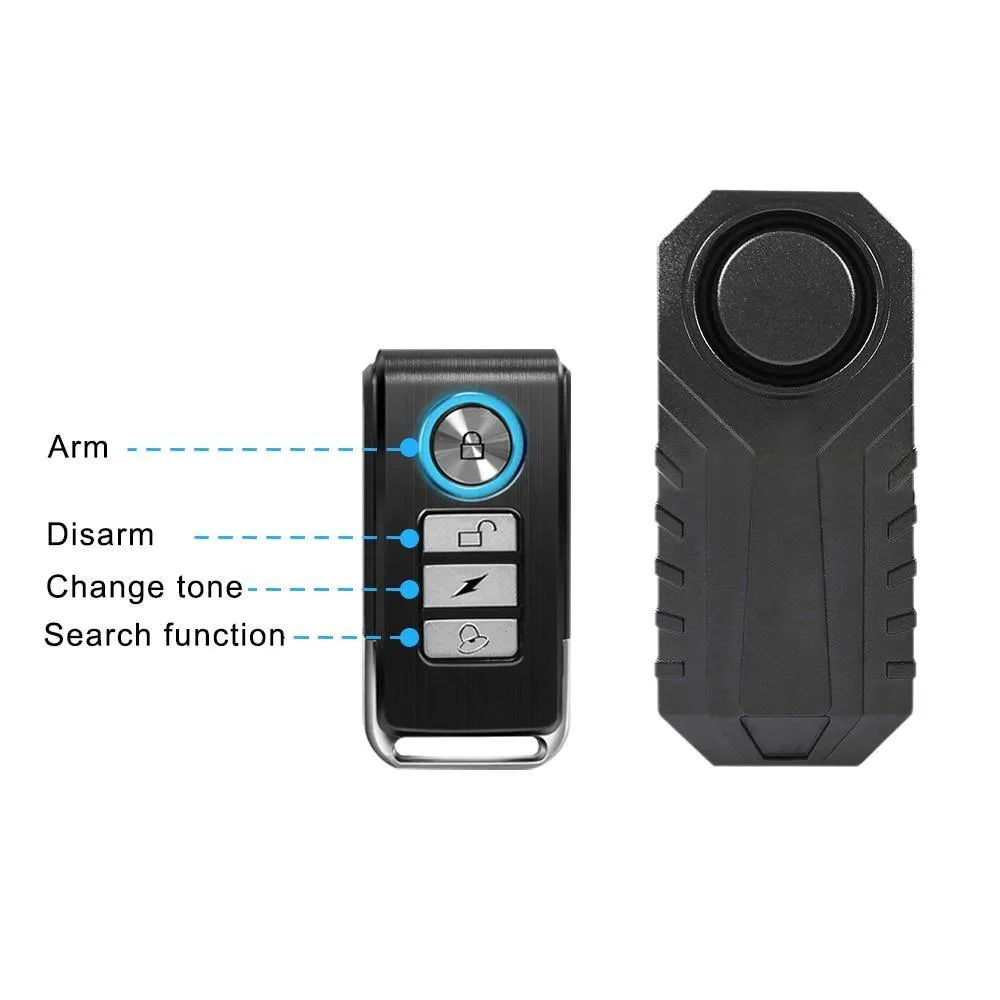 Security Alarm Unit For Bicycle/Motorcycle - Waterproof