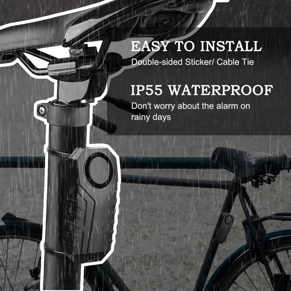 Security Alarm Unit For Bicycle/Motorcycle - Waterproof